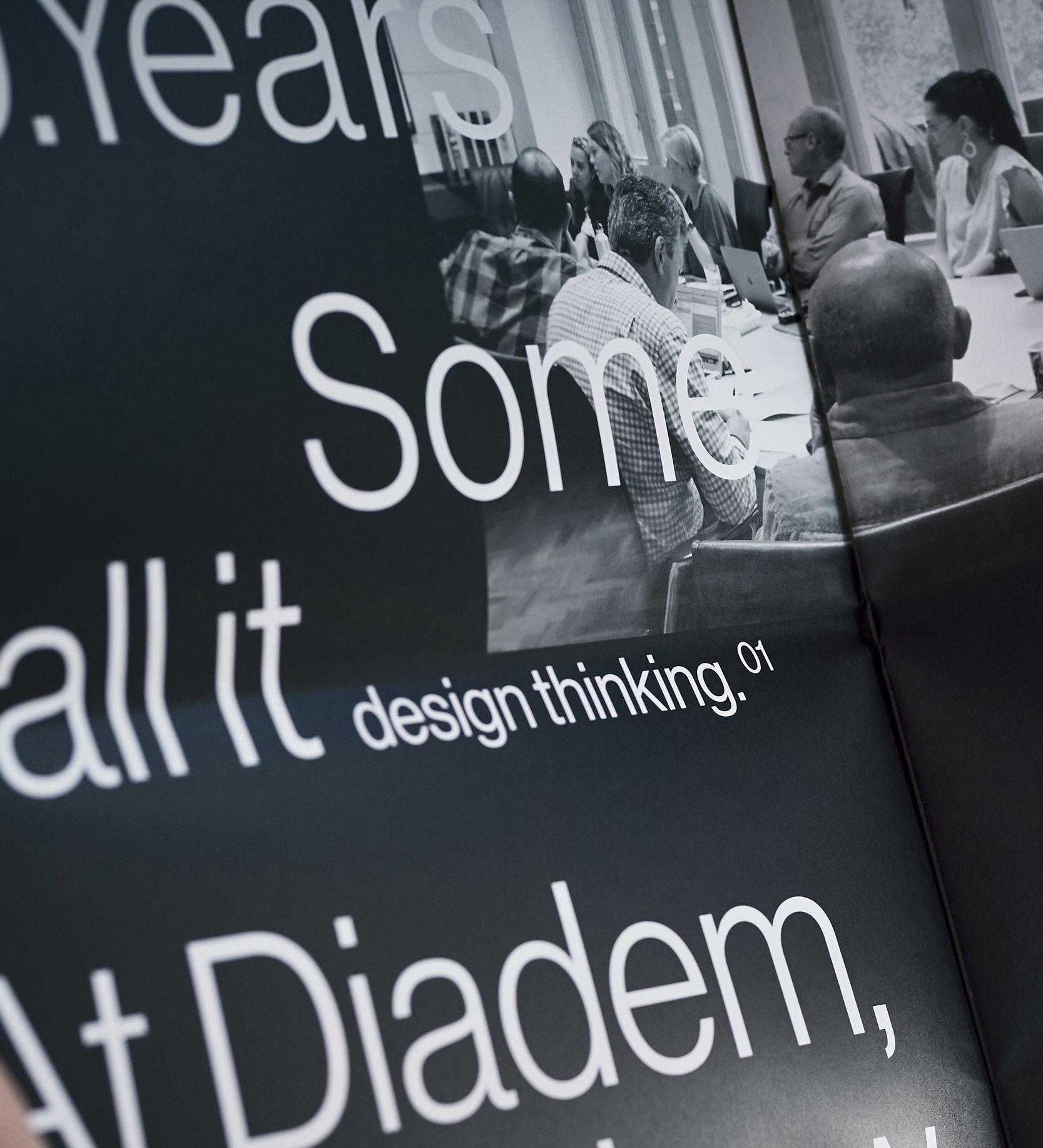 Diadem printed brochure design
