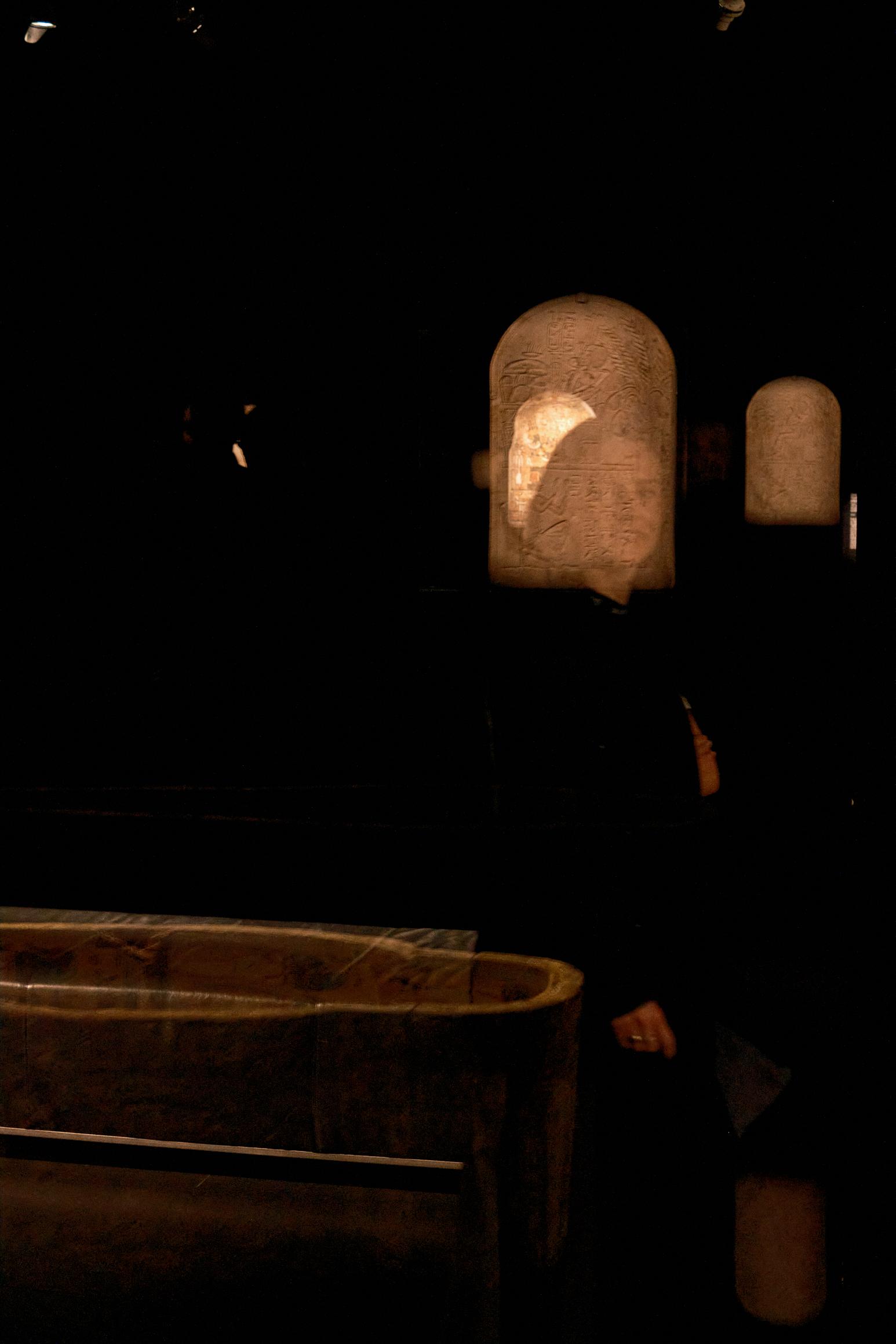 Abstract photograph from NGV's Pharaoh exhibition