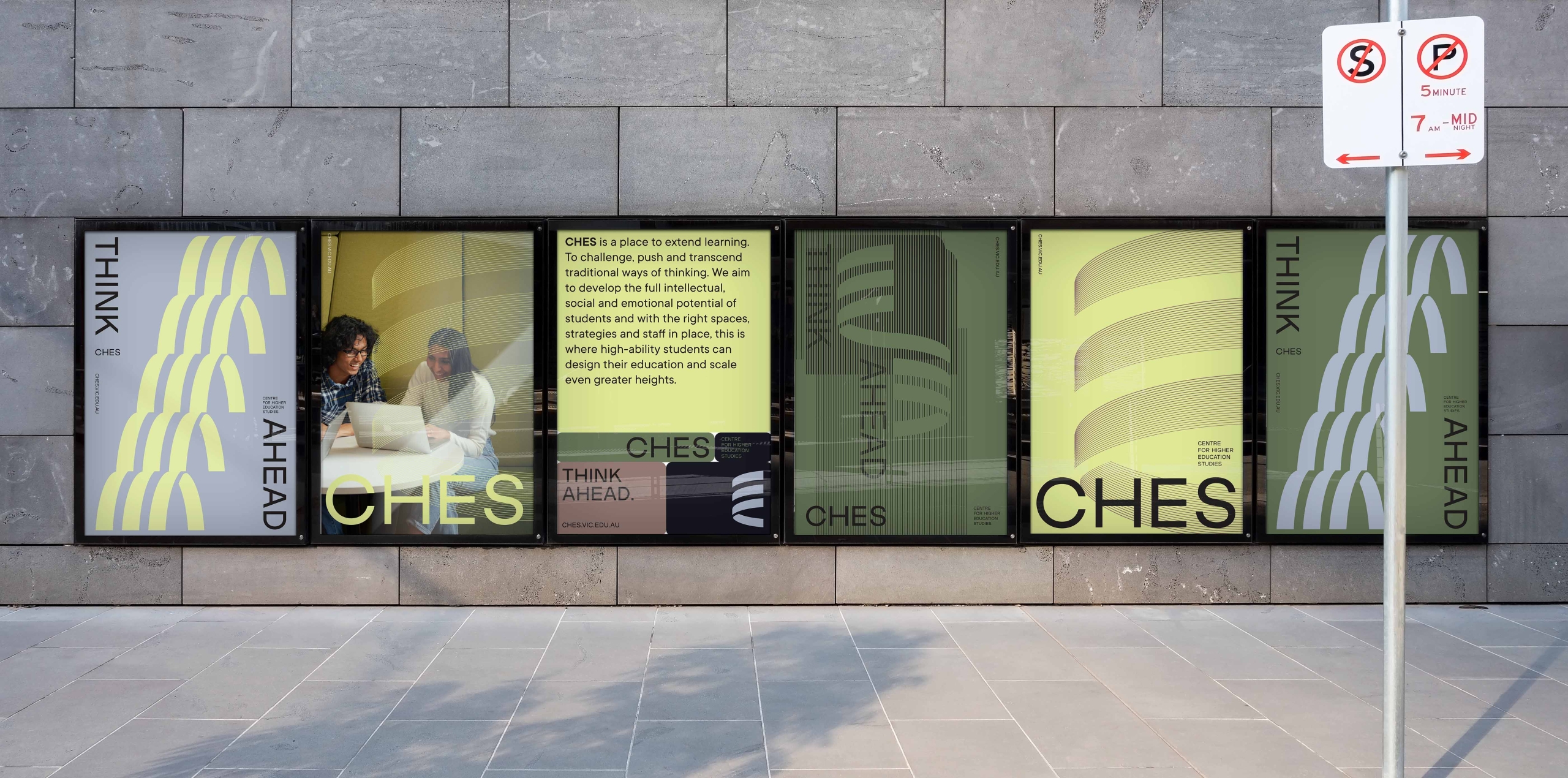 CHES posters by Seesaw Studio