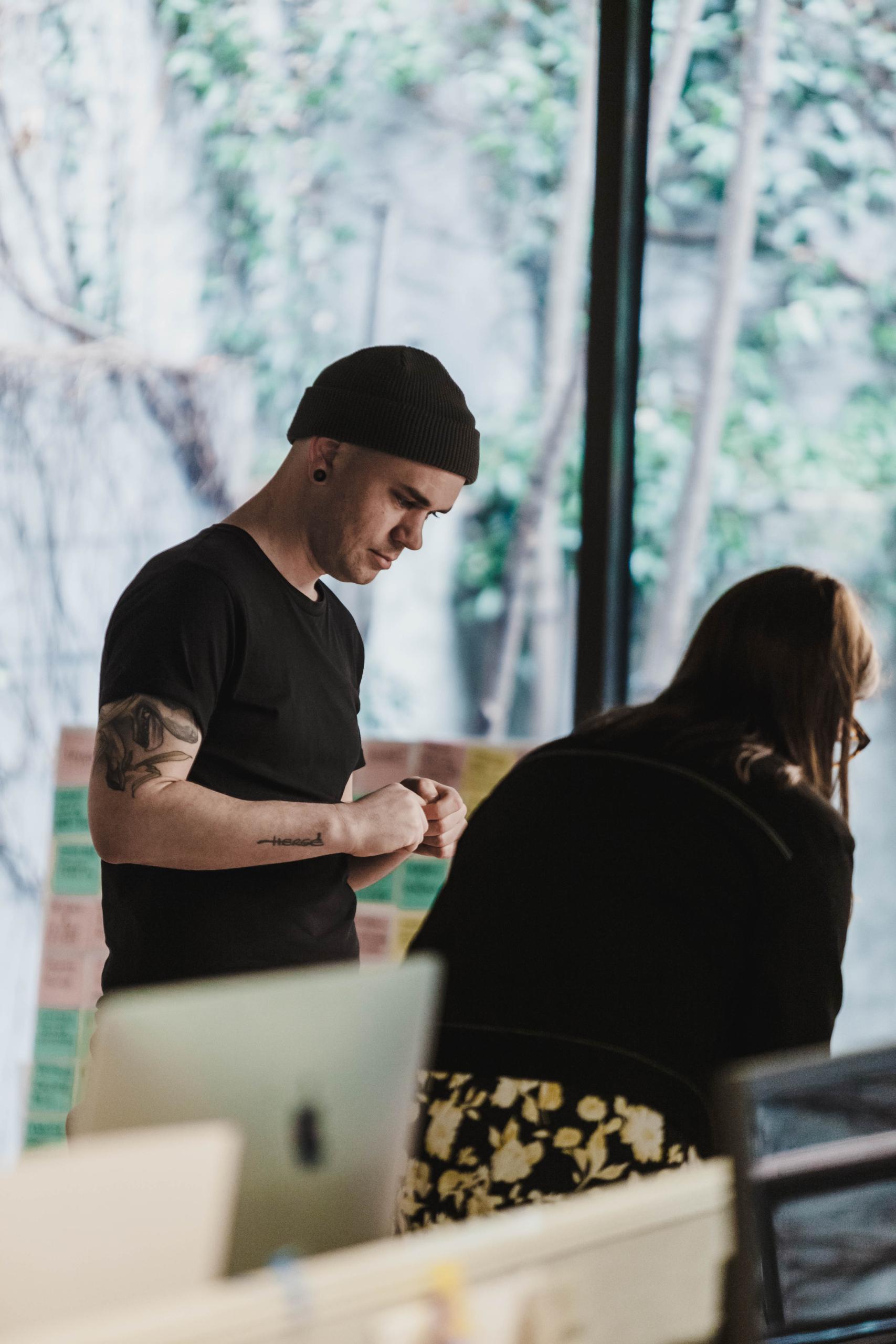 James and Merren at Seesaw Studio