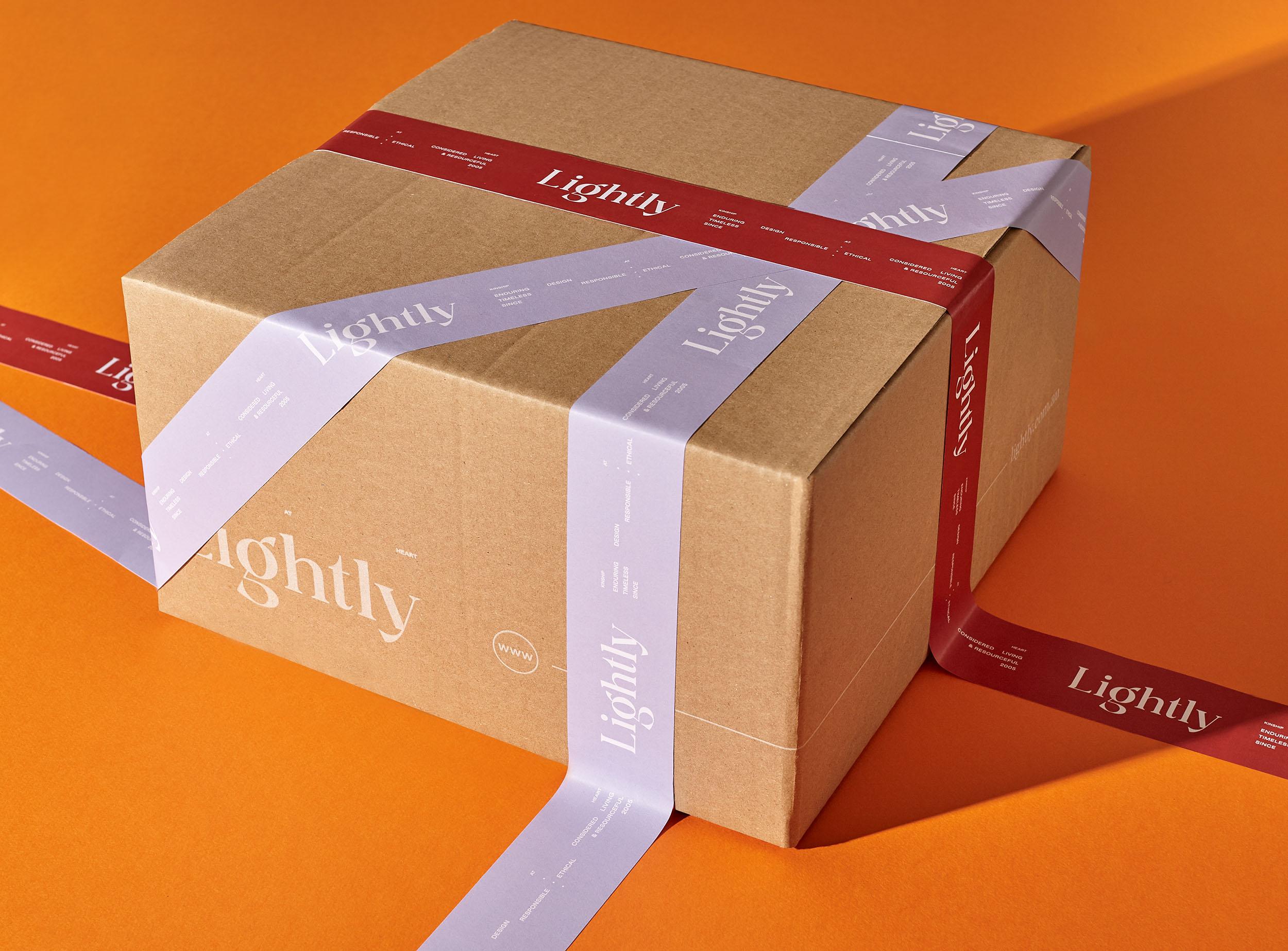 Lightly packaging design by Seesaw Studio