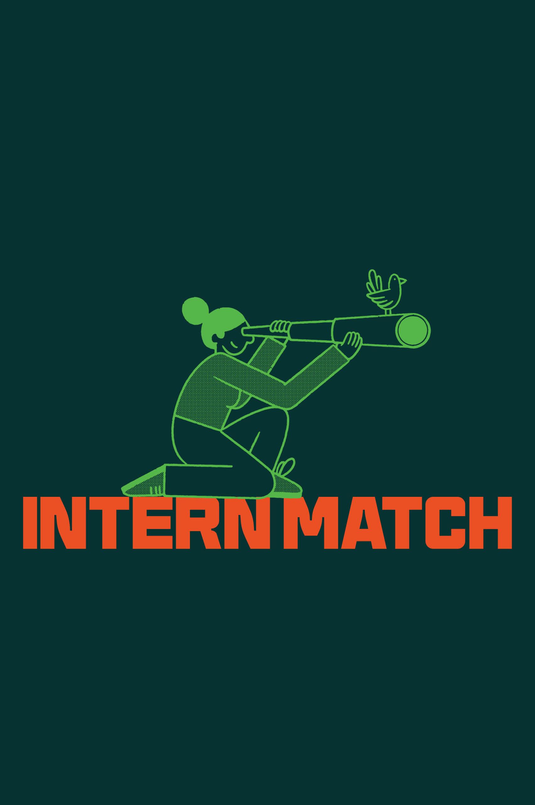 Intern Match branding by Seesaw Studio