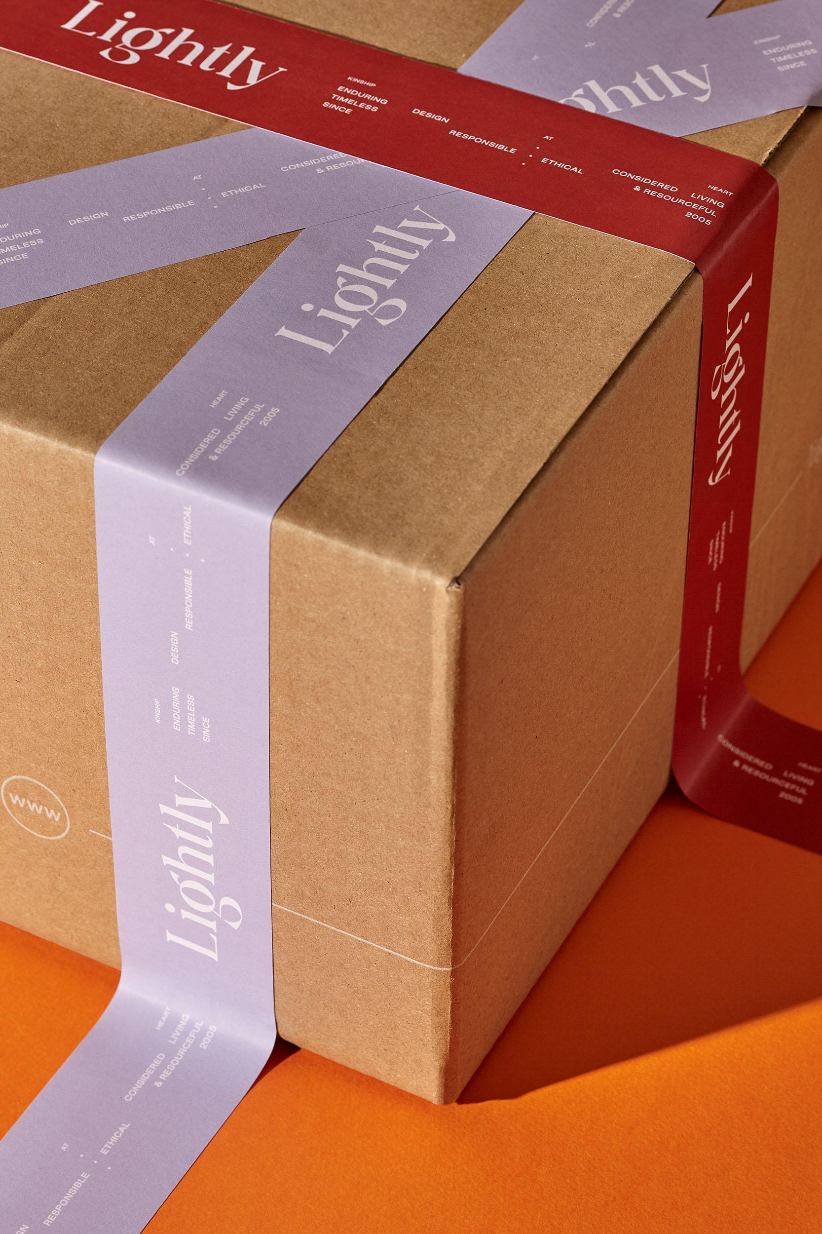 Lightly packaging design by Seesaw Studio