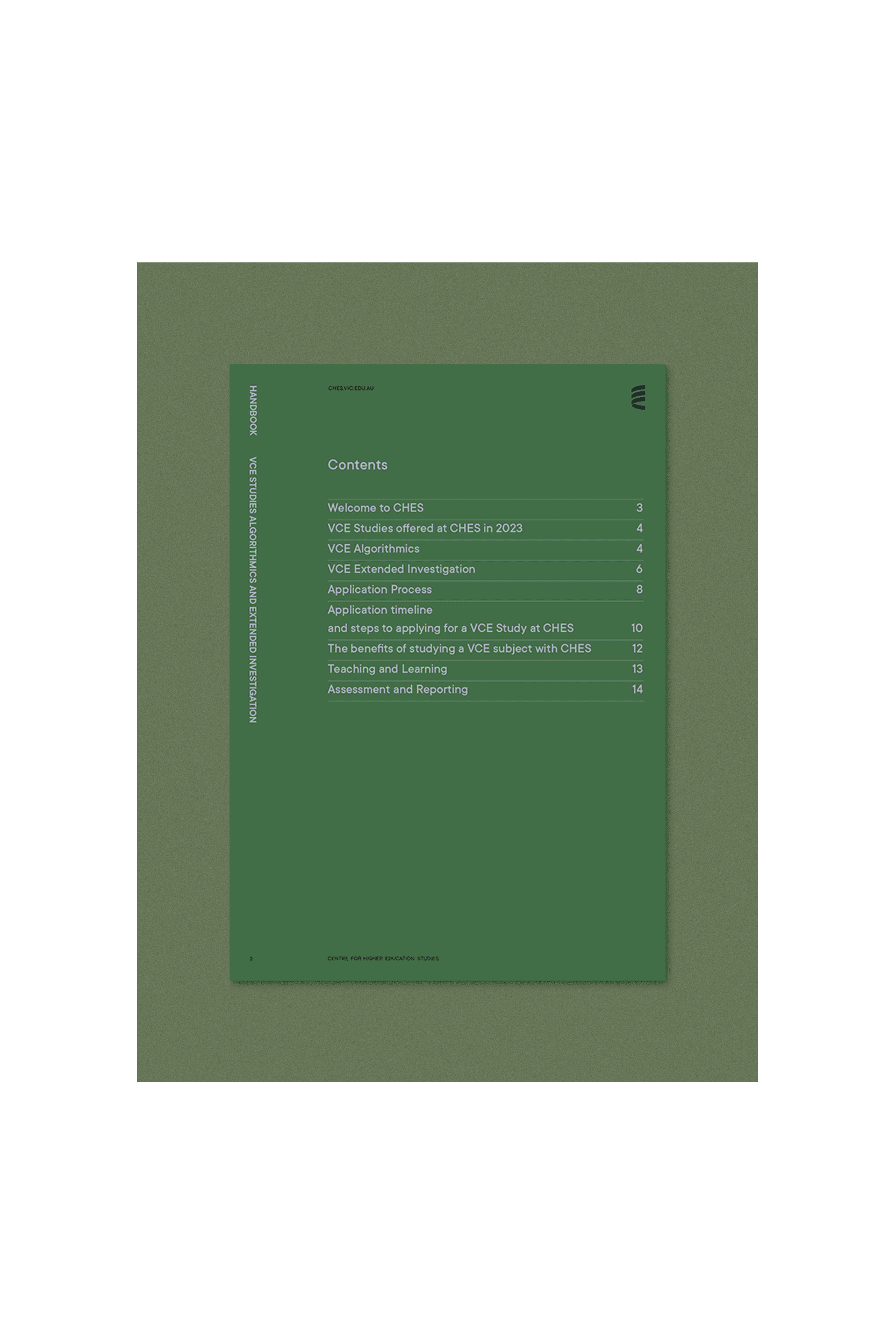 CHES student handbook by Seesaw Studio