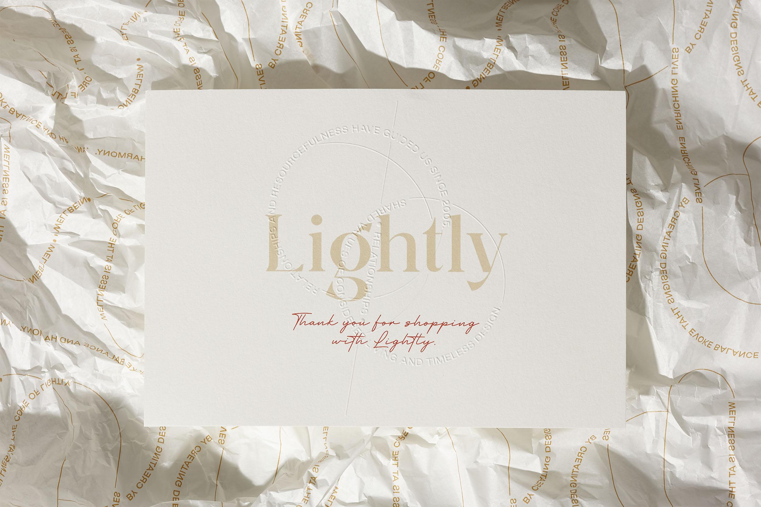 Lightly branding by Seesaw Studio