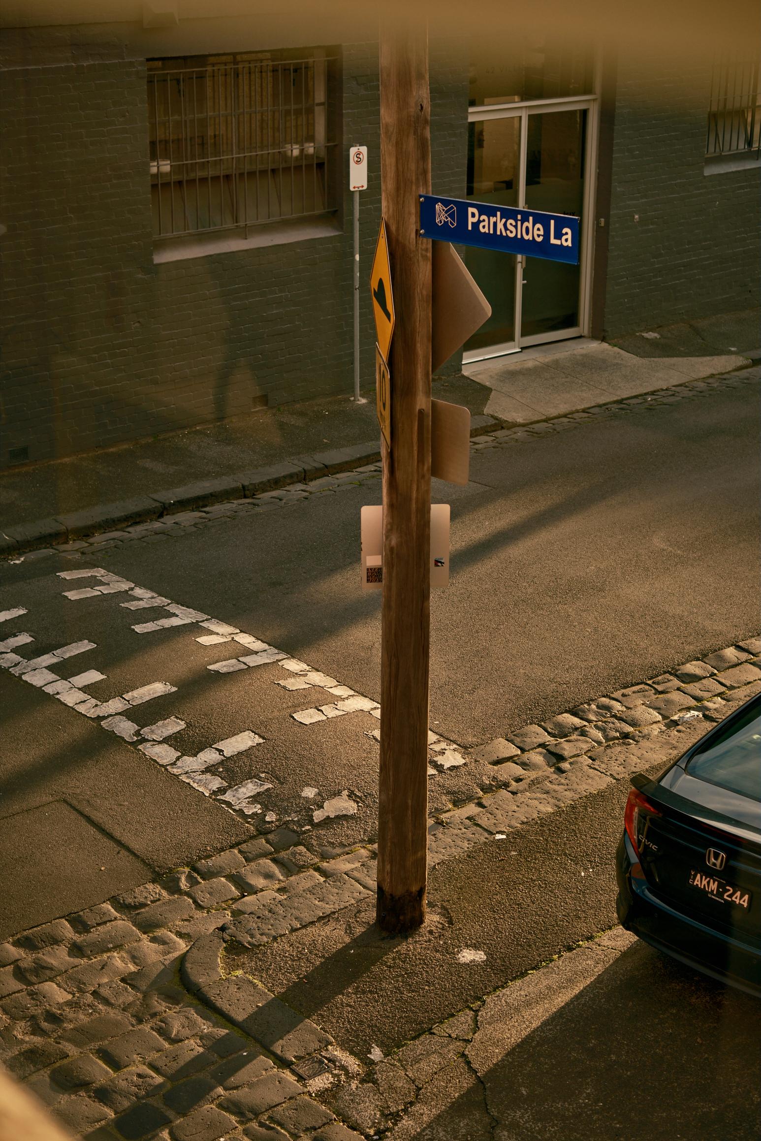 The street outside of Seesaw Studio