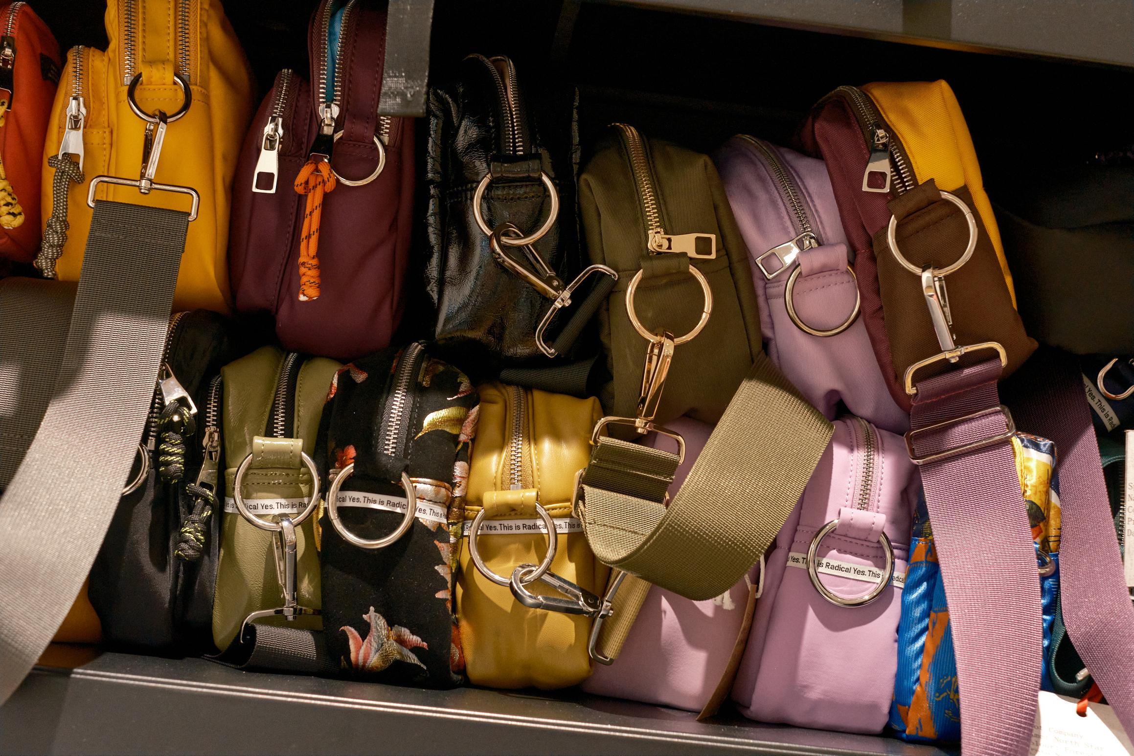 Radical Yes selection of colourful bags