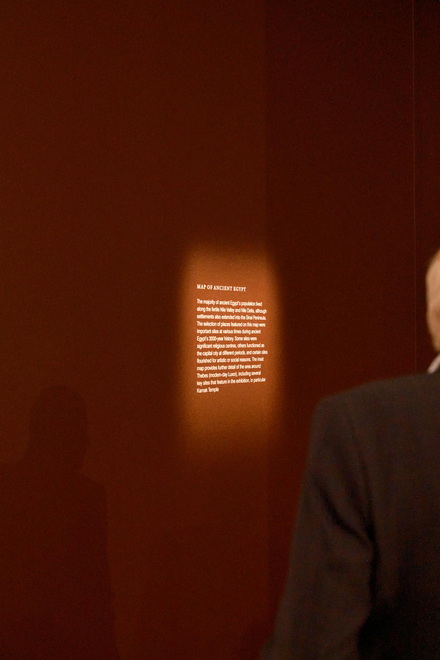 Exhibit photograph from NGV's Pharaoh exhibition
