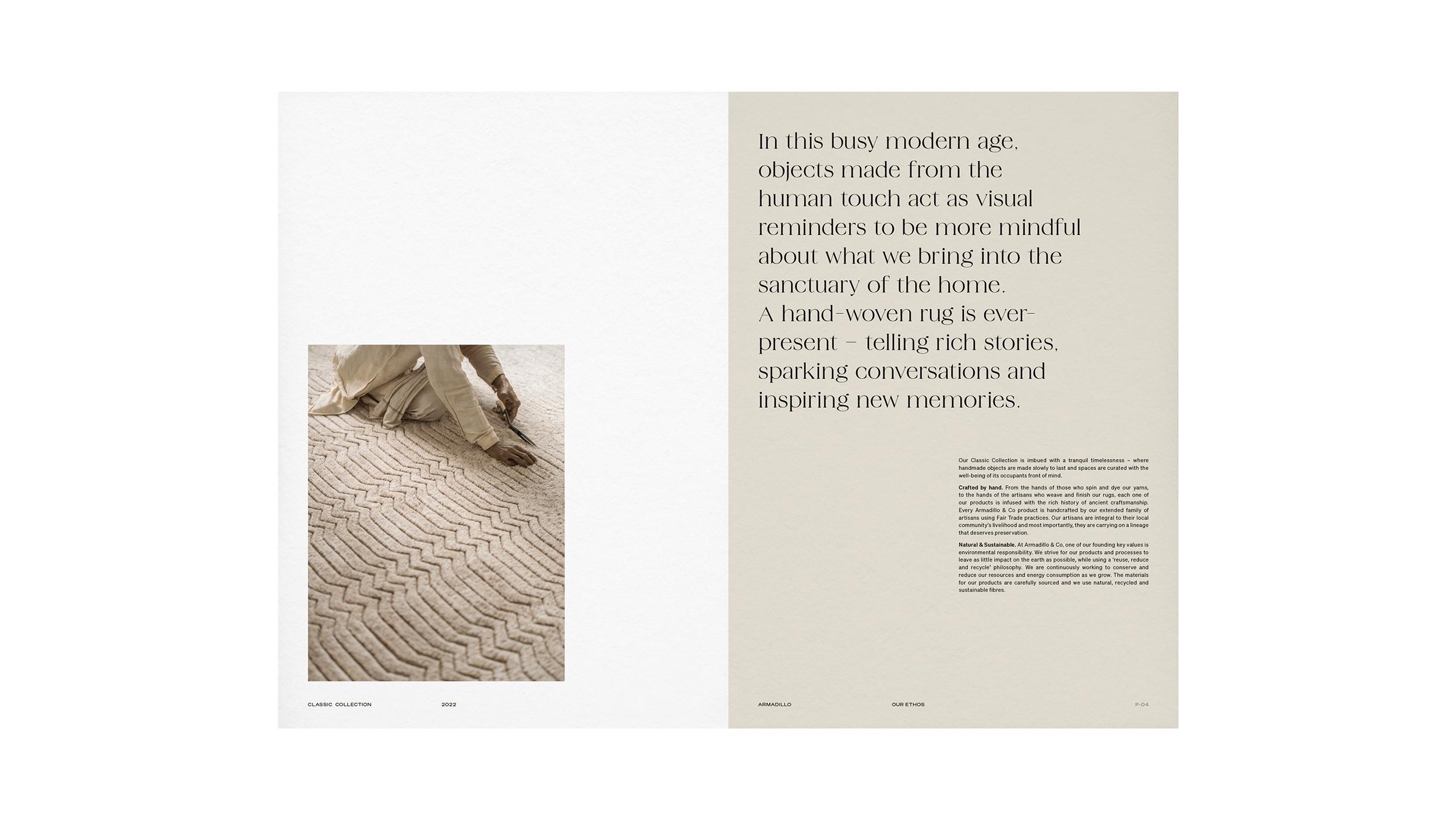 Armadillo magazine design