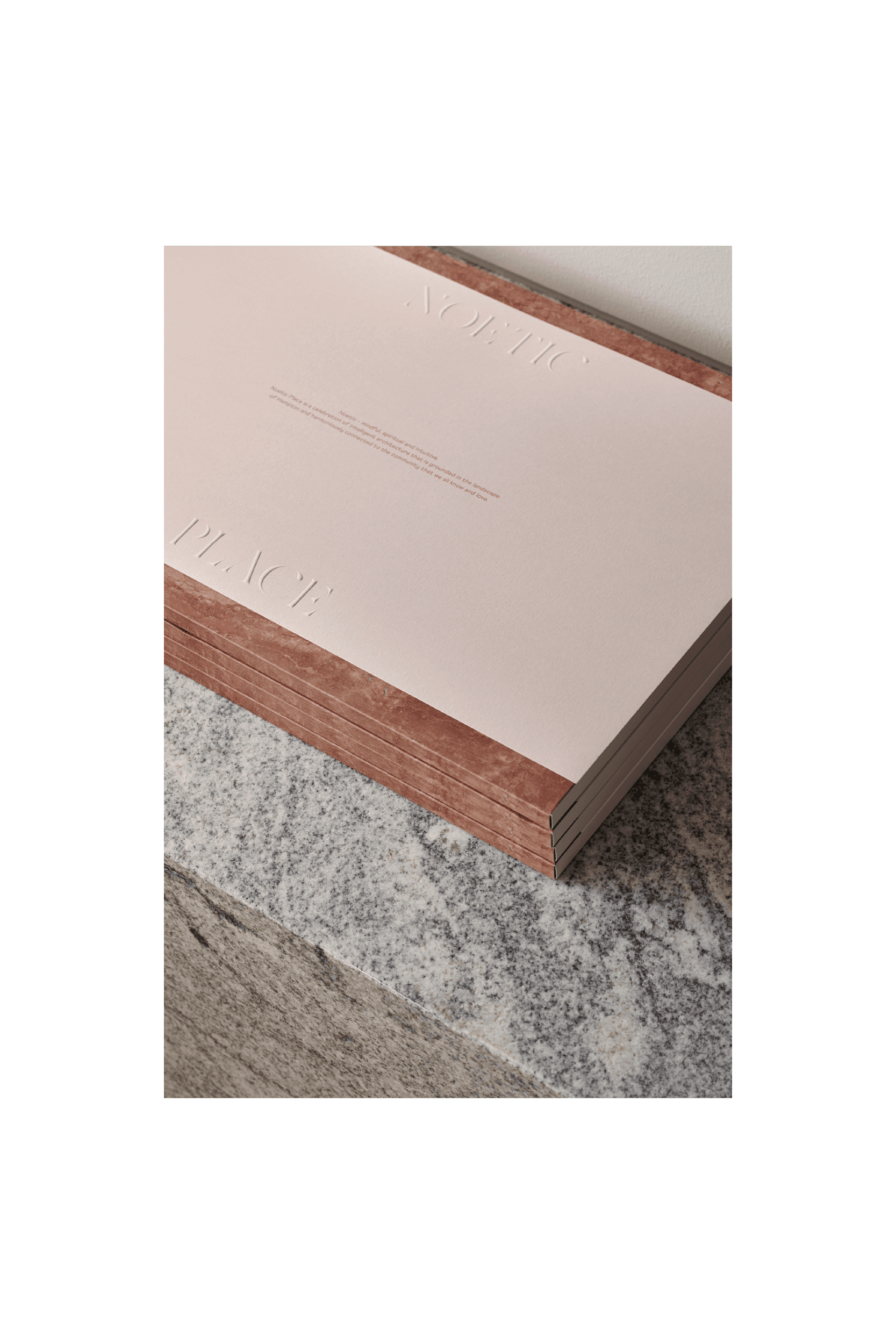 Noetic Place property brochures by Seesaw Studio