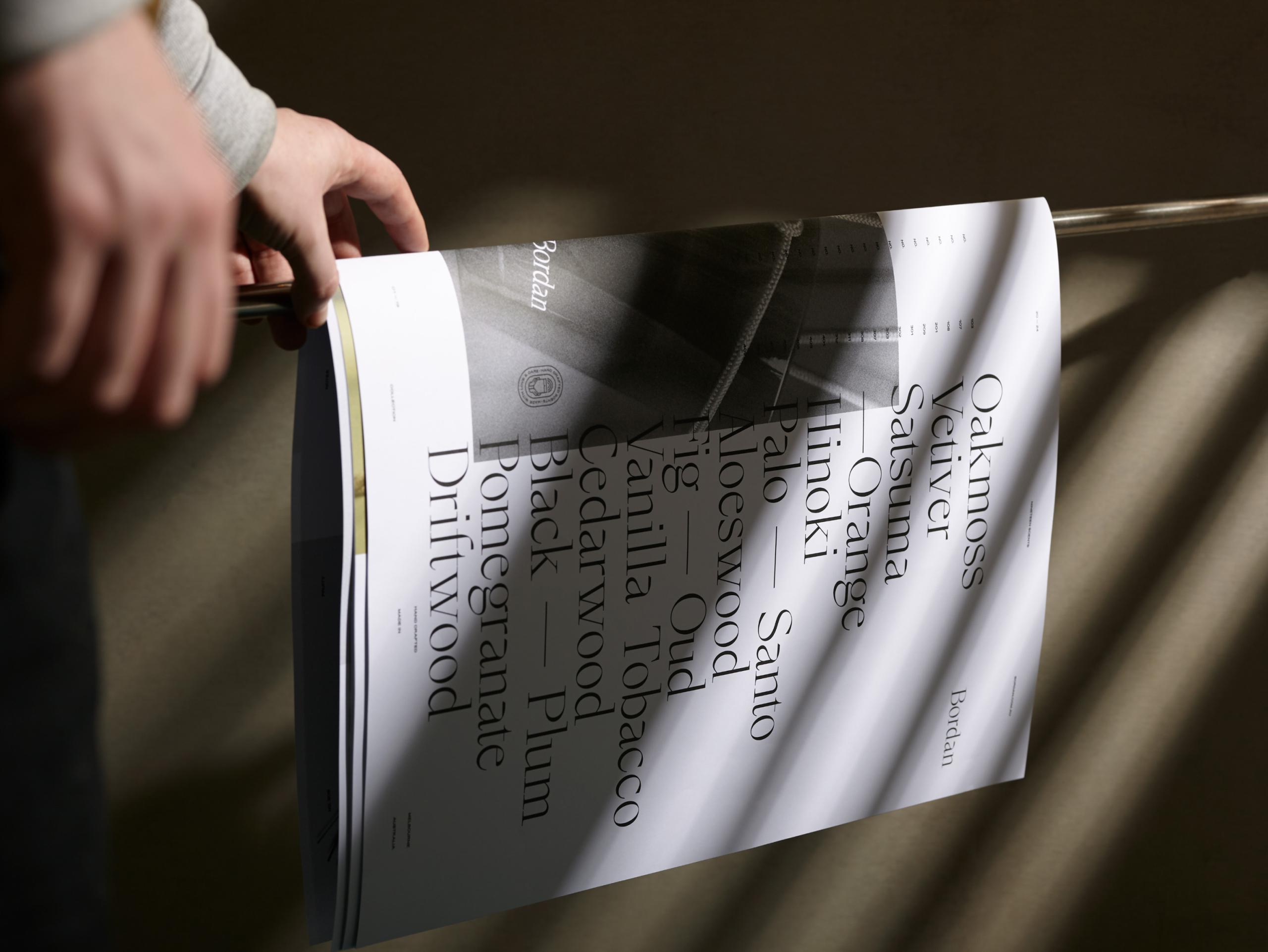 Bordan brochure design by Seesaw Studio