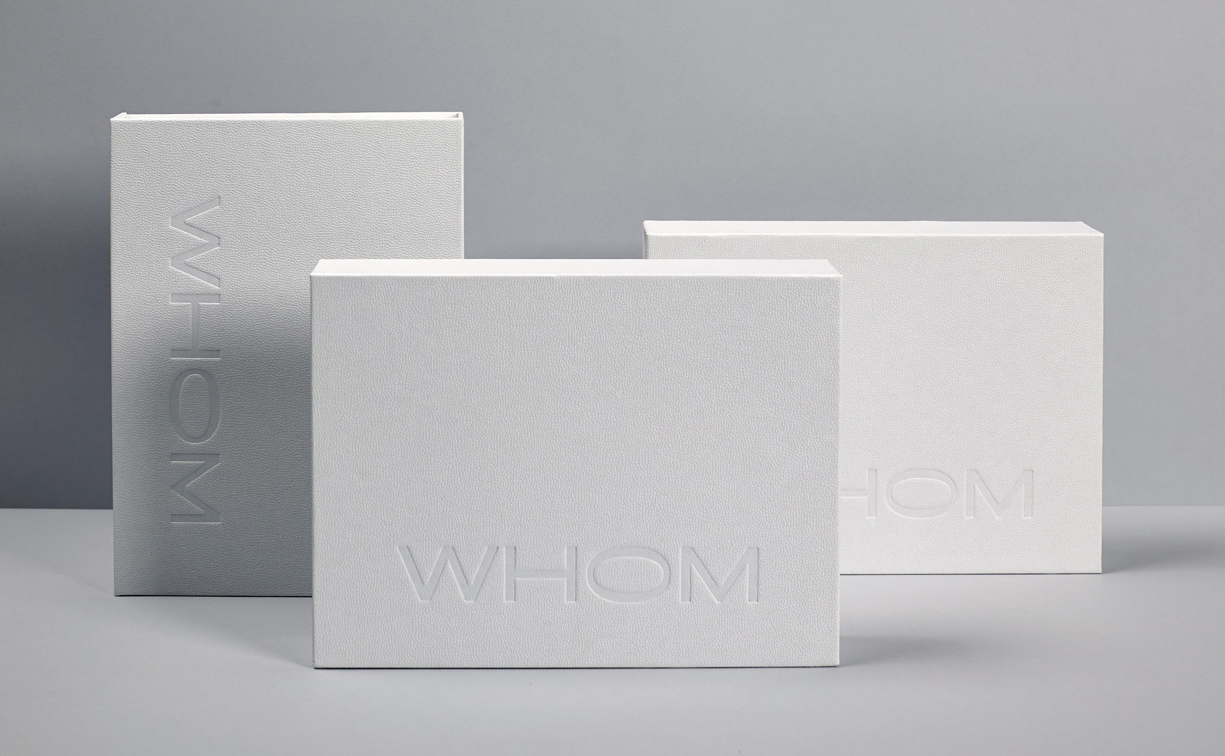 Whom stationery design