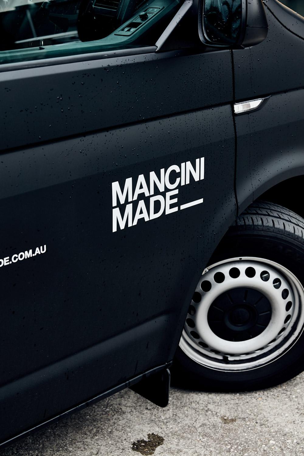 Mancini Made branding by Seesaw Studio