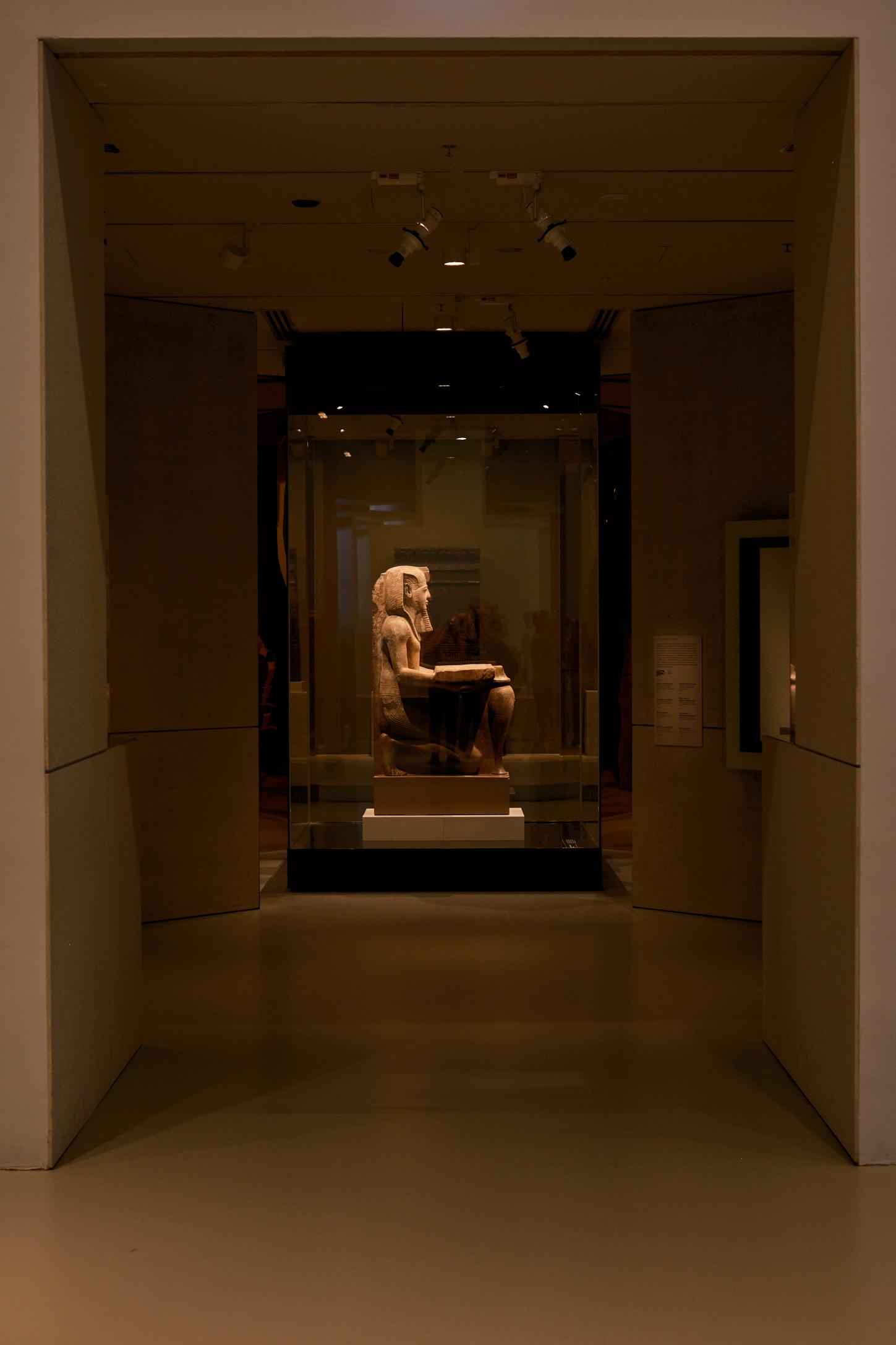 Exhibit photograph from NGV's Pharaoh exhibition