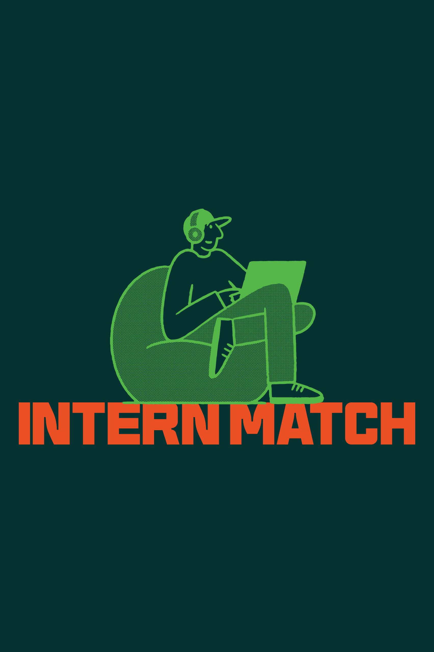 Intern Match branding by Seesaw Studio