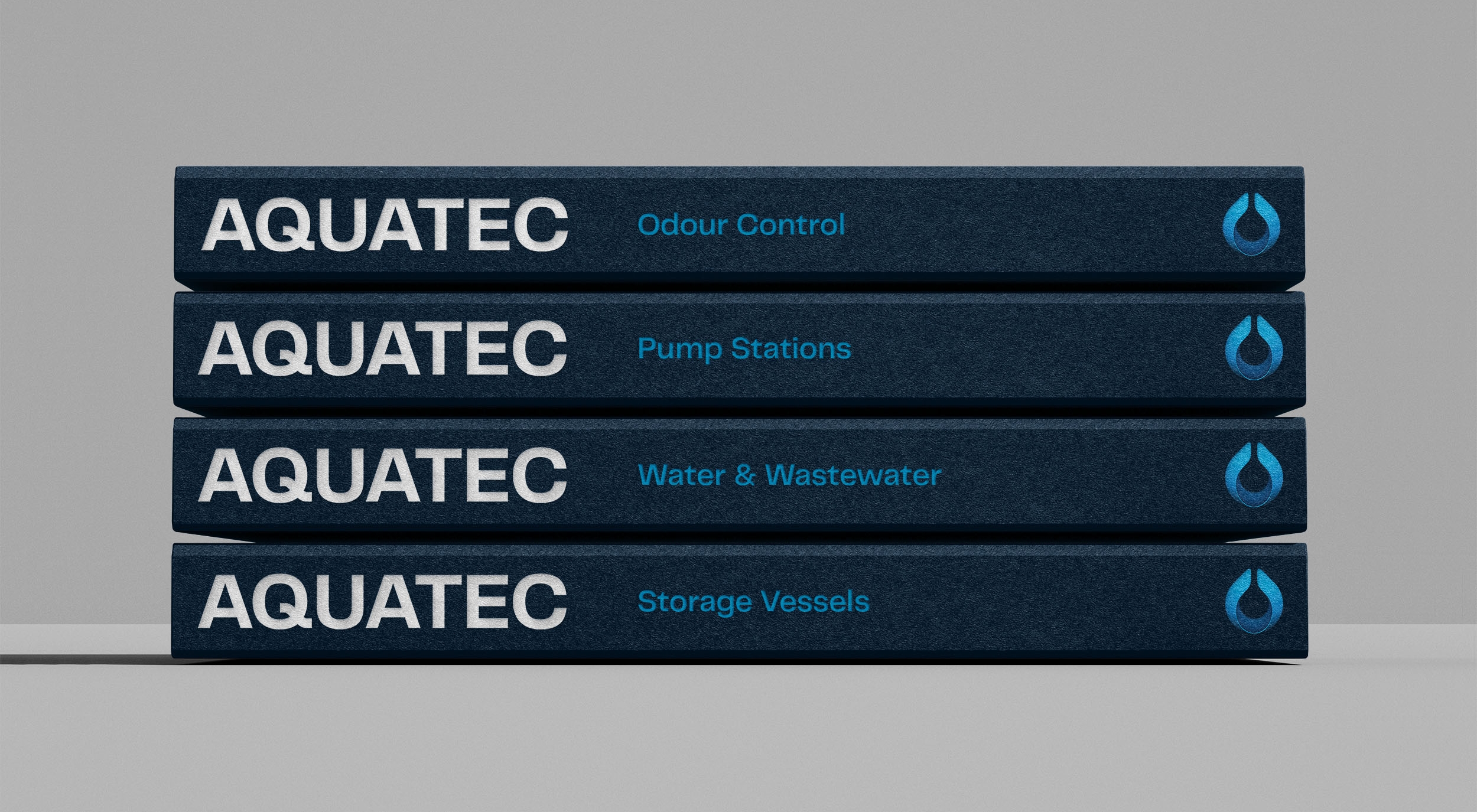 Aquatec product brochures by Seesaw Studio