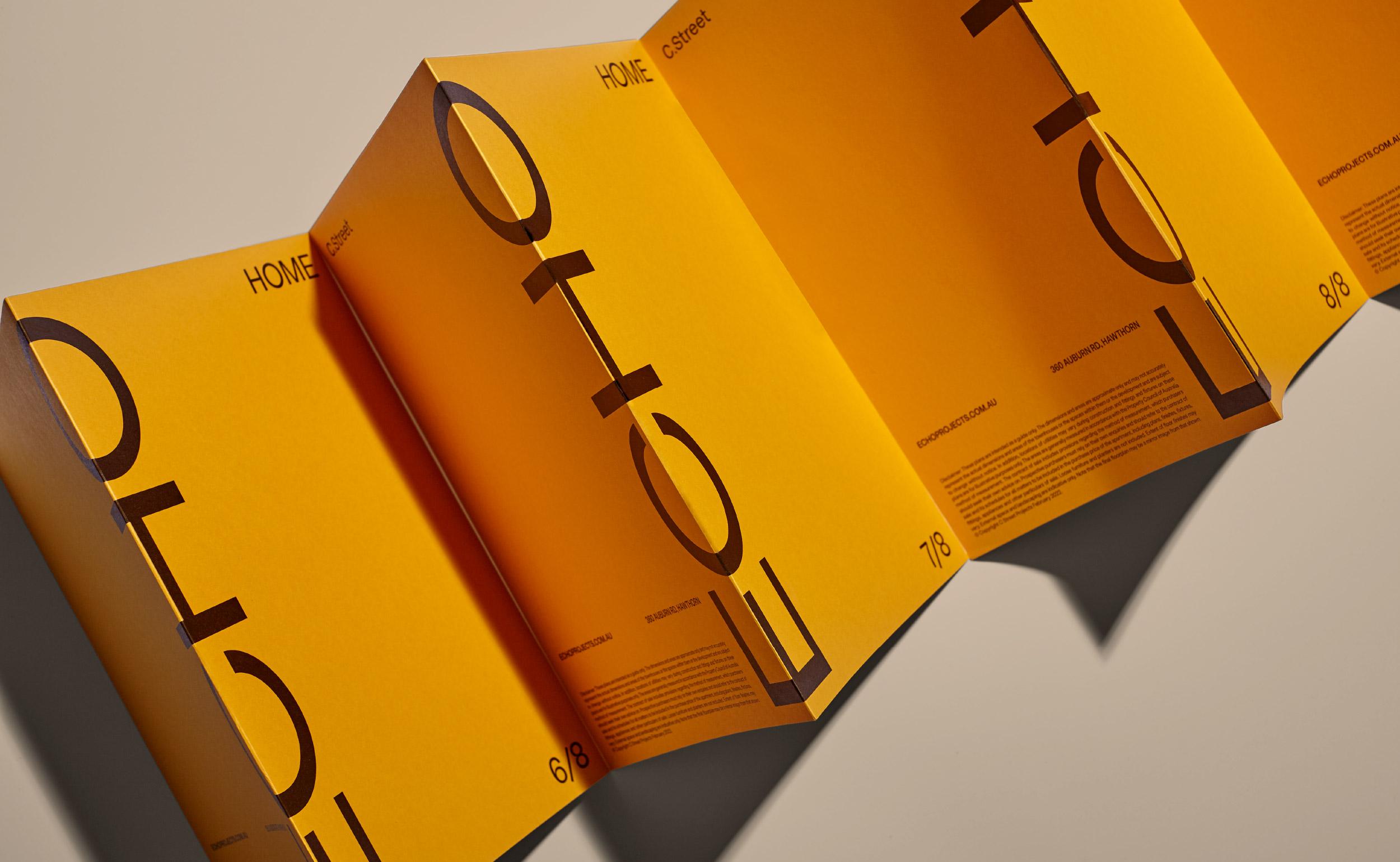 Echo property brochure design