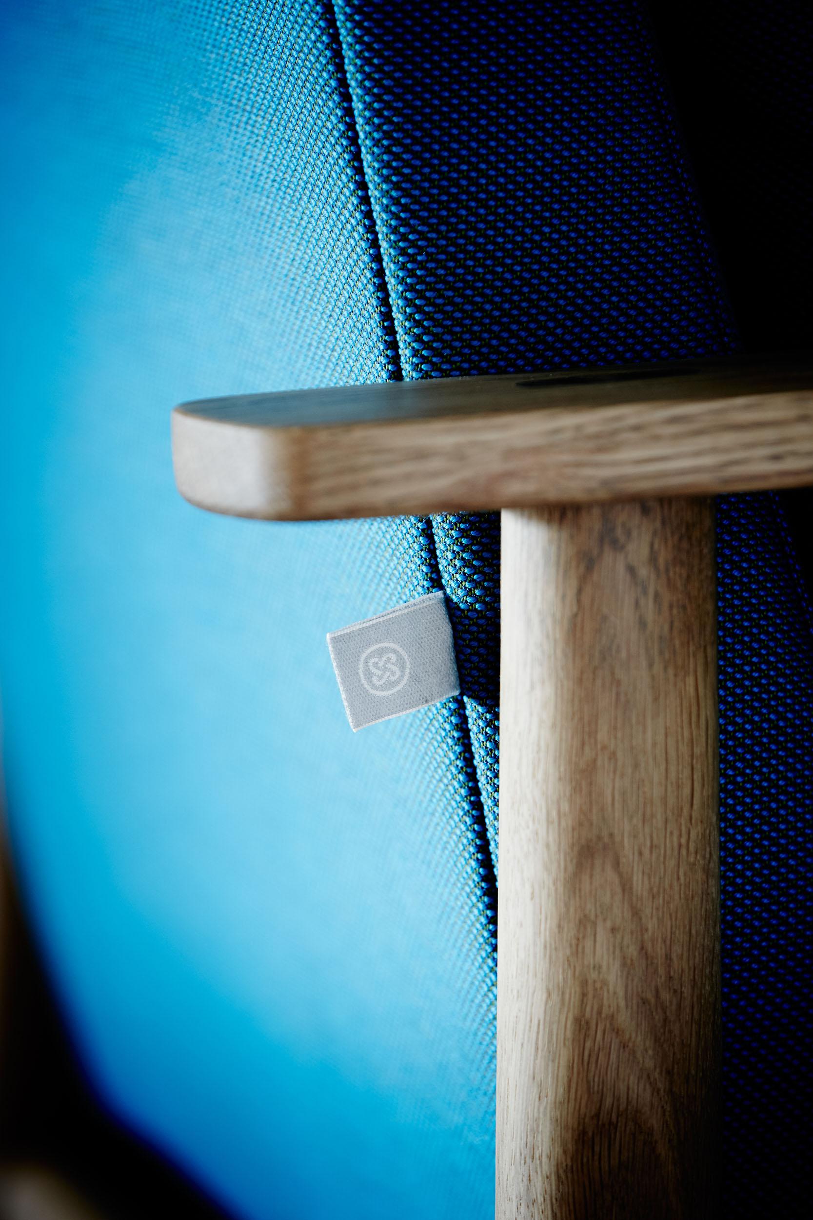 Jardan furniture pip label by Seesaw Studio