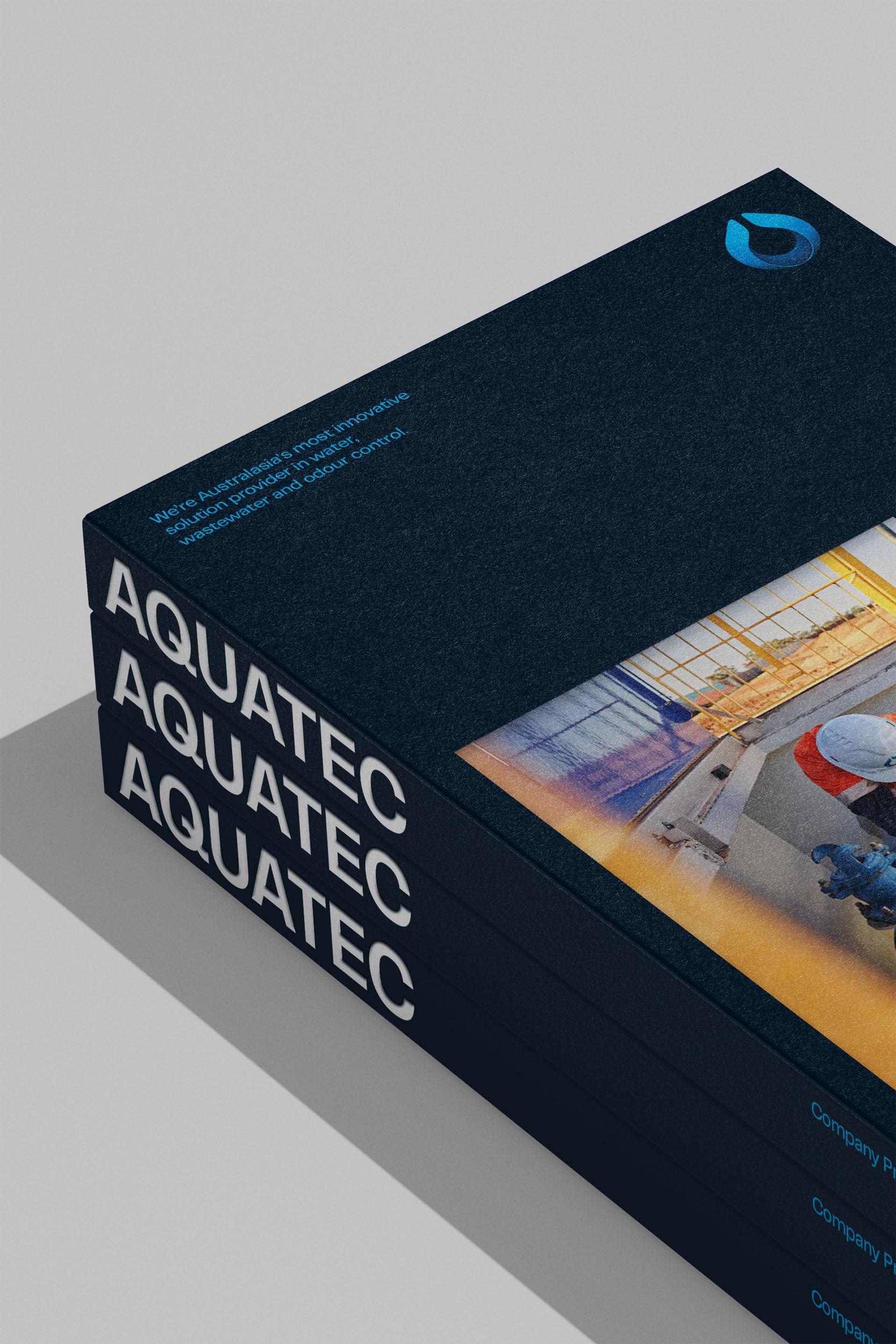 Aquatec branding by Seesaw Studio