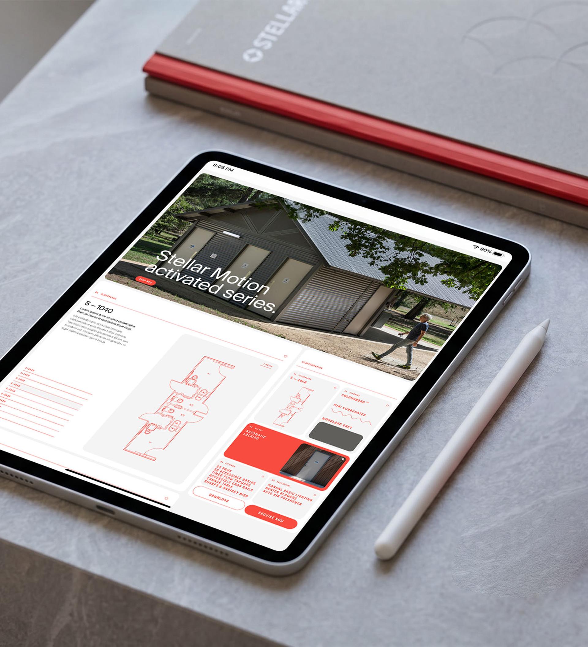Stellar website and brochure