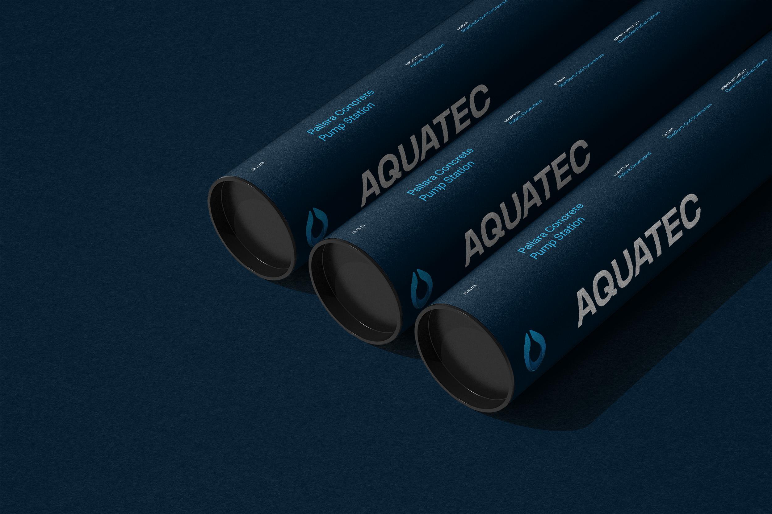 Aquatec branding by Seesaw Studio