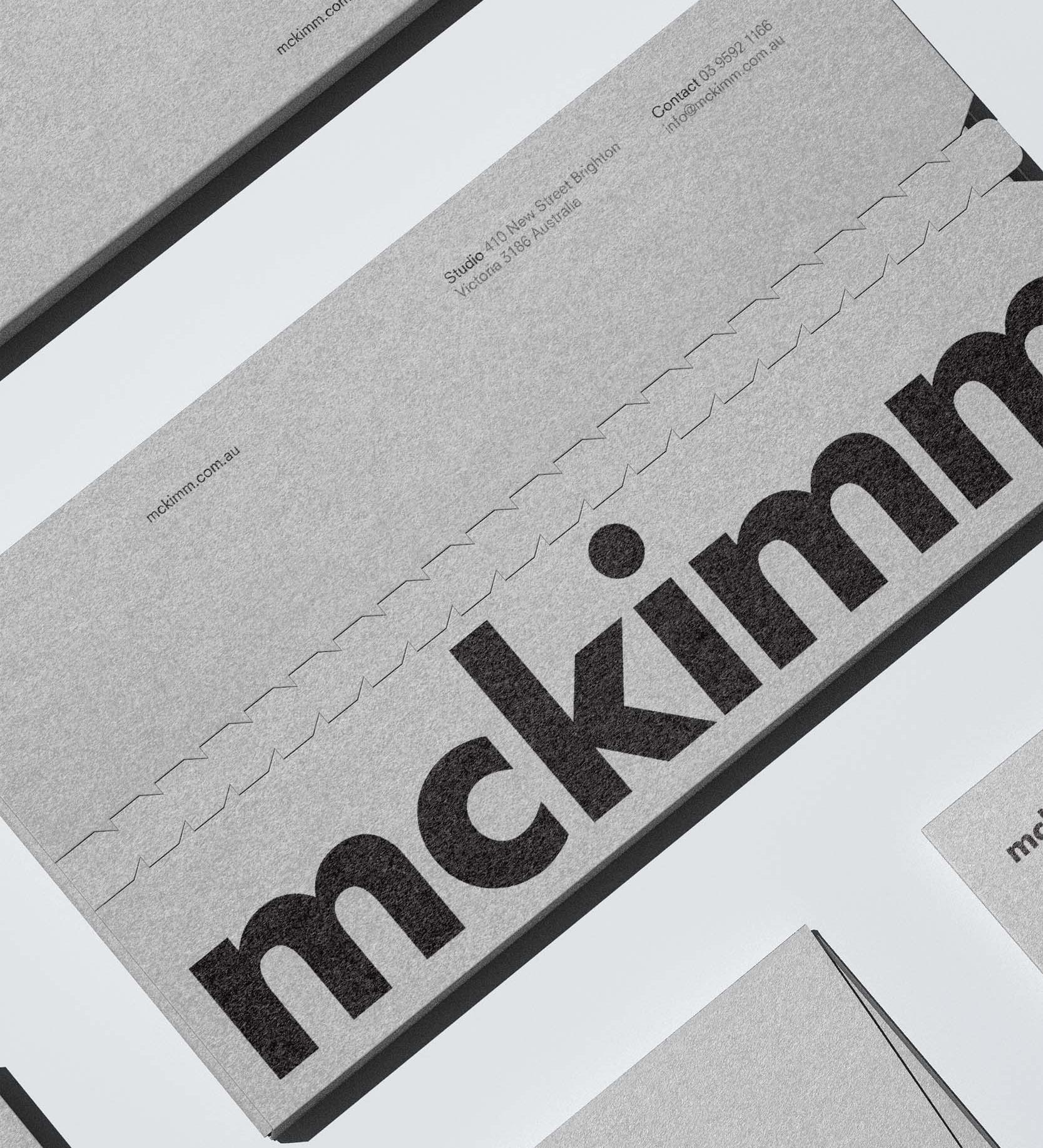 Mckimm stationery by Seesaw Studio