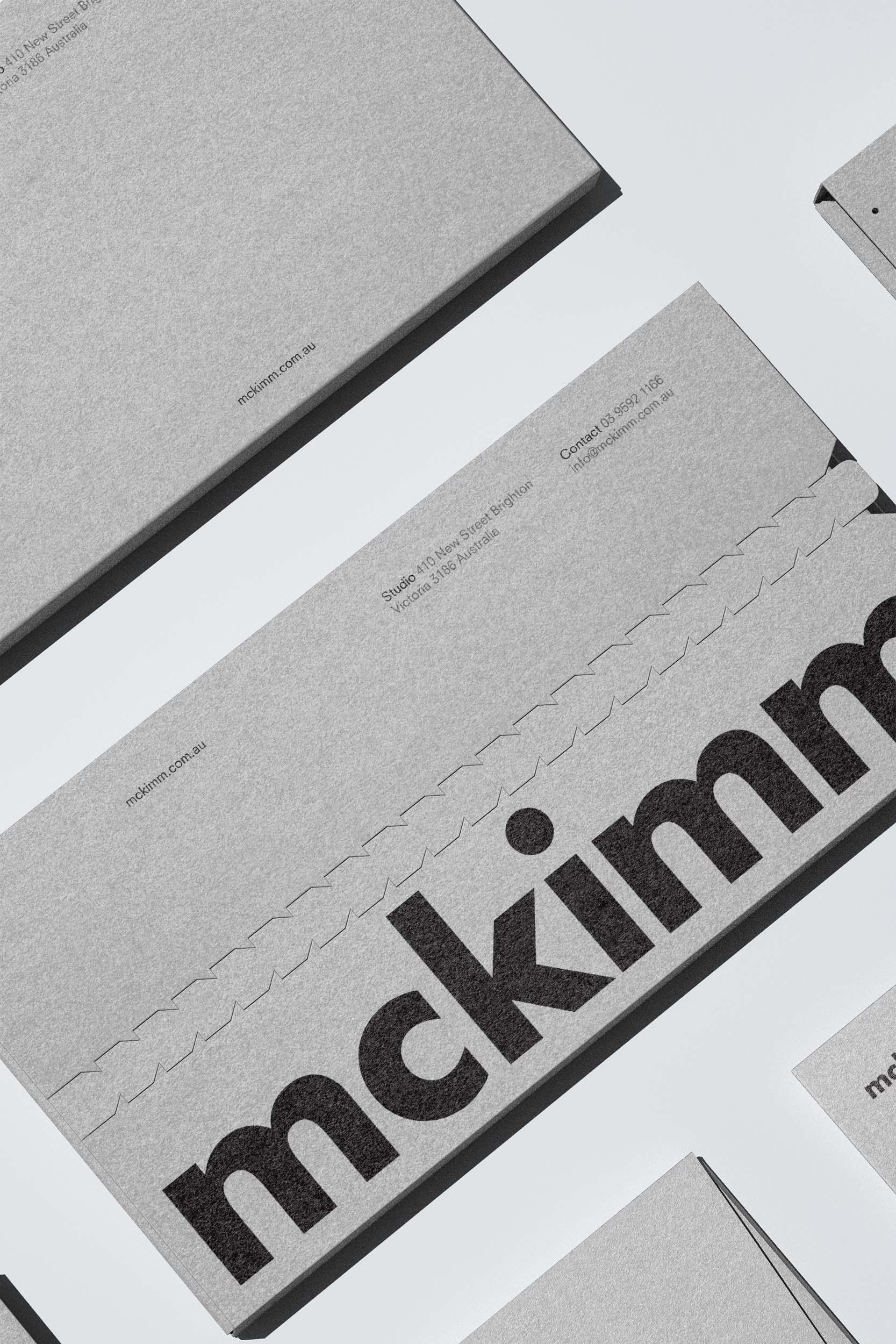 Mckimm stationery by Seesaw Studio